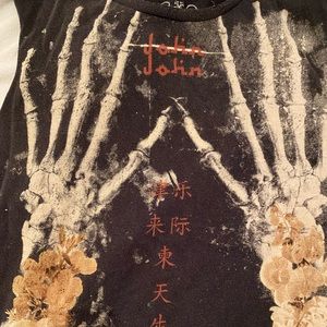 Brazil John John skeleton sleeveless graphic tee